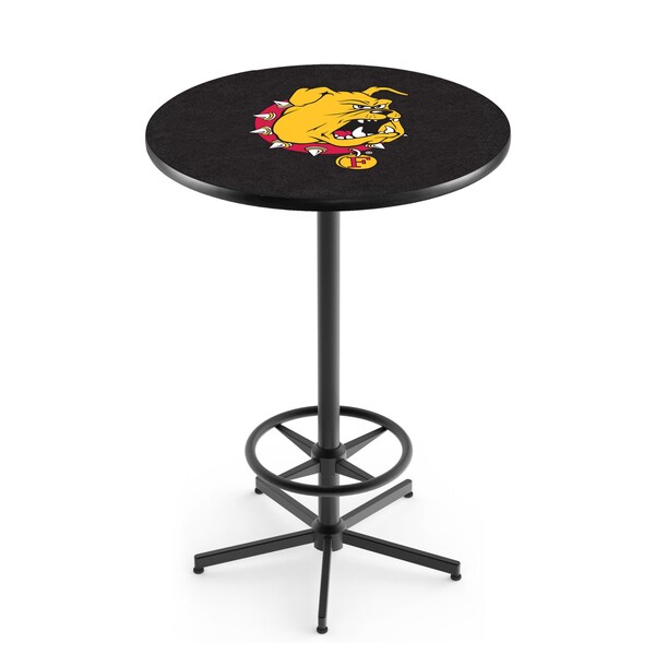 42" Black Ferris State Pub Table